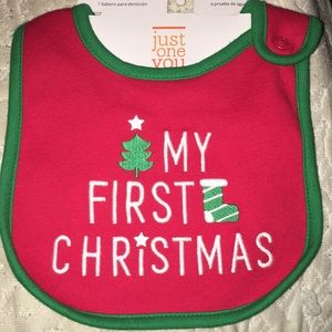 My First Christmas Bib